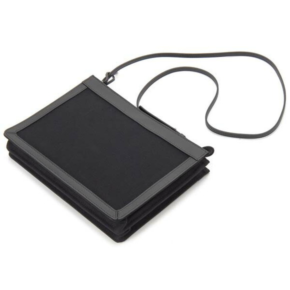 Balenciaga Blue Pochette Leather Shoulder Bag Black - Picture 2 of 6